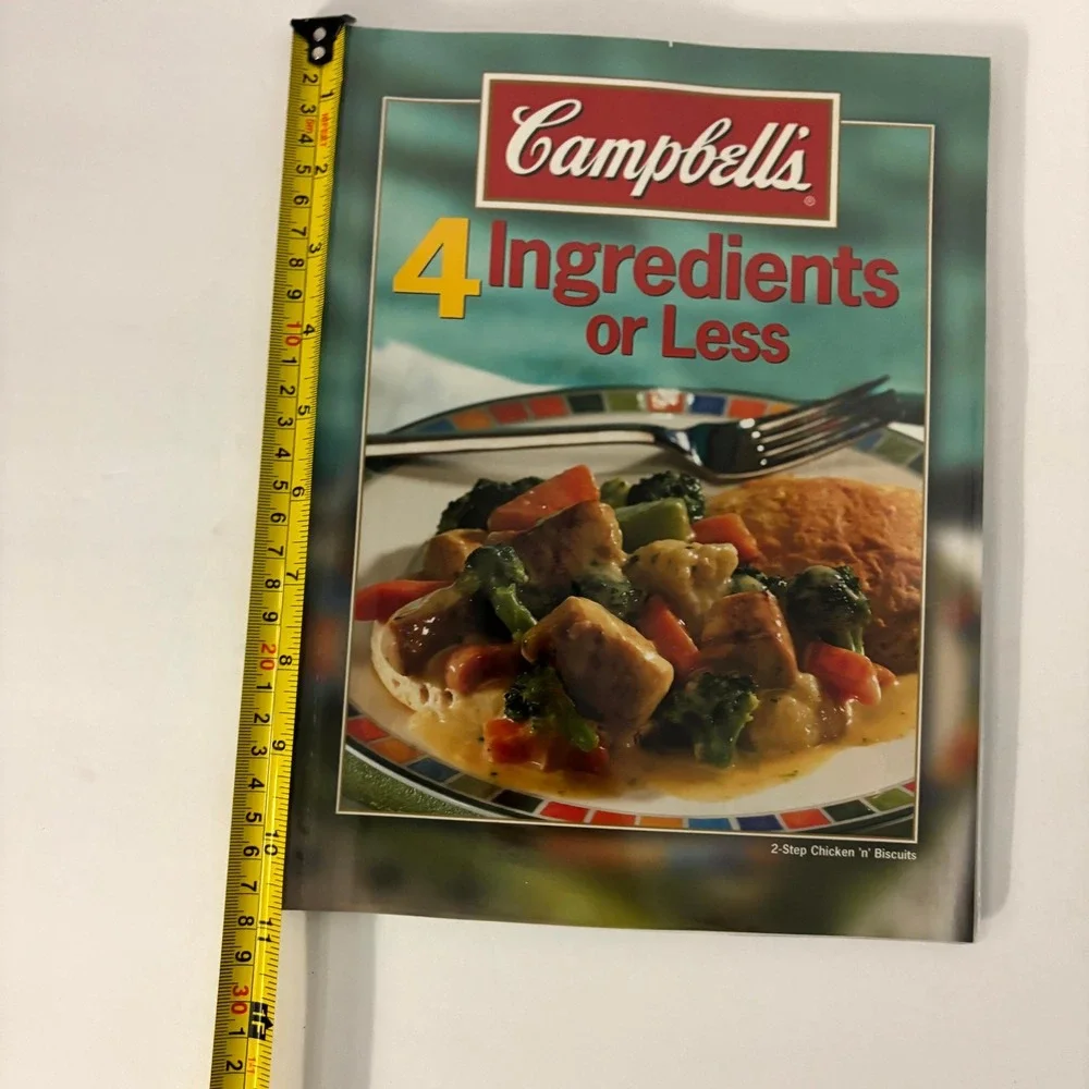Campbell's 4 Ingredients or Less Cookbook 2006 Softcover Quick Easy Recipes